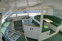 Catamaran Interior - Kitchen
